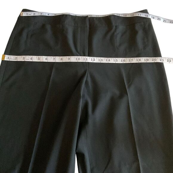 Talbots Pants Trouser Casual Stretch Black Zipper Button Front Inseam 28 Inch 16 - Picture 5 of 13